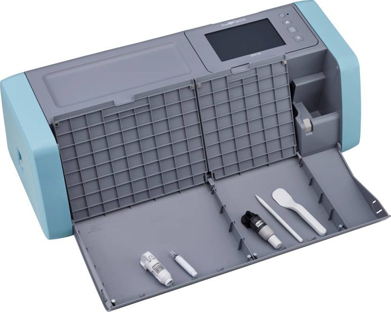Brother – ScanNCut DX SDX125 Electronic Cutting Machine with Built-in Scanner – Grey/Aqua - Image 2