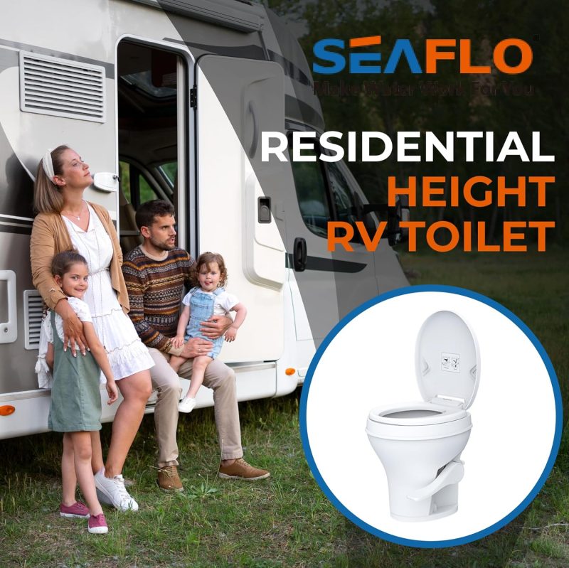 Toilet - Standard Height, Gravity Flush, Foot Pedal, Soft Close Lid with Sprayer Attachment - Image 3