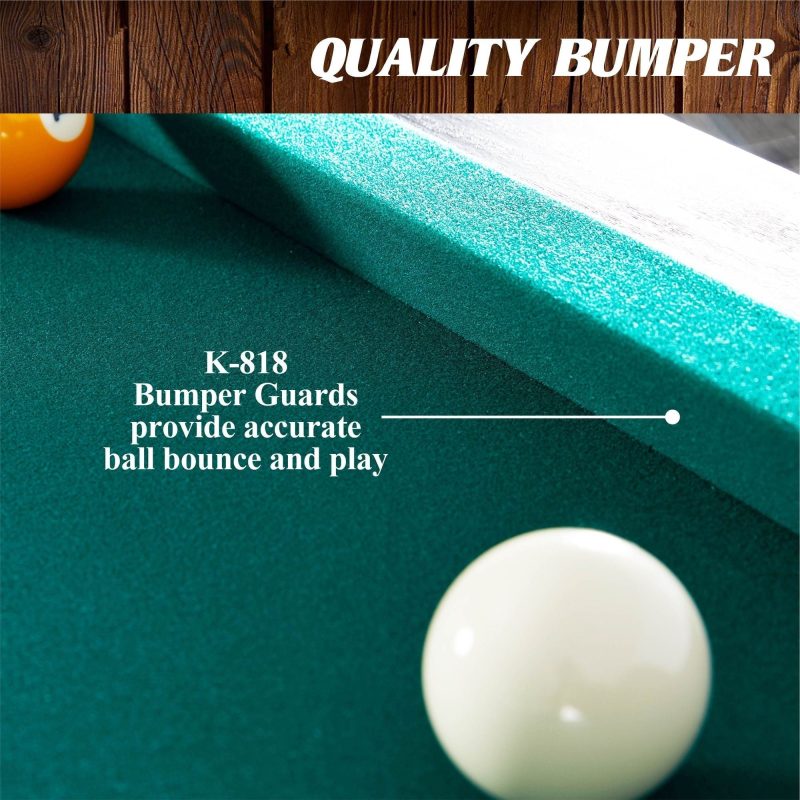 Barrington Billiard 84′′ Arcade Pool Table with Bonus Dartboard Set, Green - Image 3