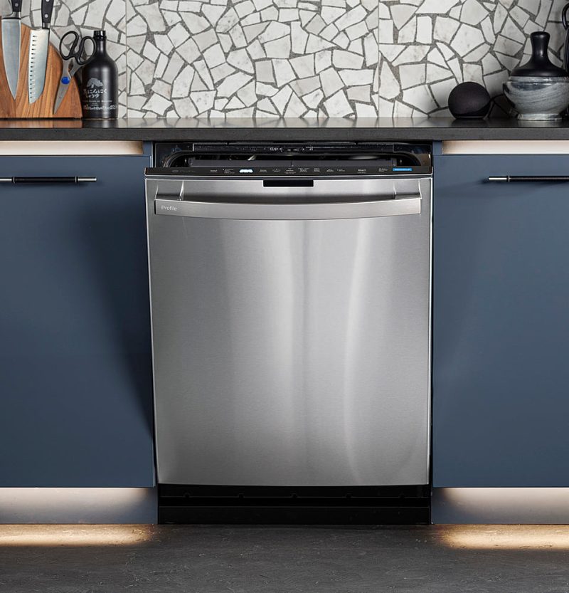 GE Profile – Top Control Smart Built-In Stainless Steel Tub Dishwasher with 3rd Rack and Microban, 42dBA – Stainless steel - Image 17