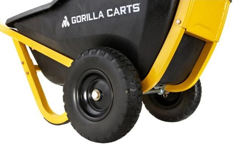Gorilla Carts 10 Cu. ft. Evolution Poly Yard Cart - MadeInUSA - Image 6