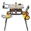 DW 15 Amp Corded 10 in. Job Site Table Saw with Rolling Stand DWE7491RS - Image 5