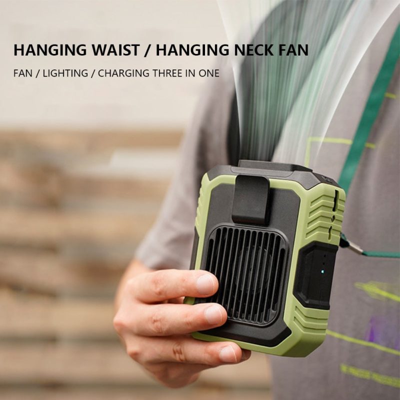 4 Speed Portable Wearable Personal Body Wireless Fan USB Rechargeable - Image 9