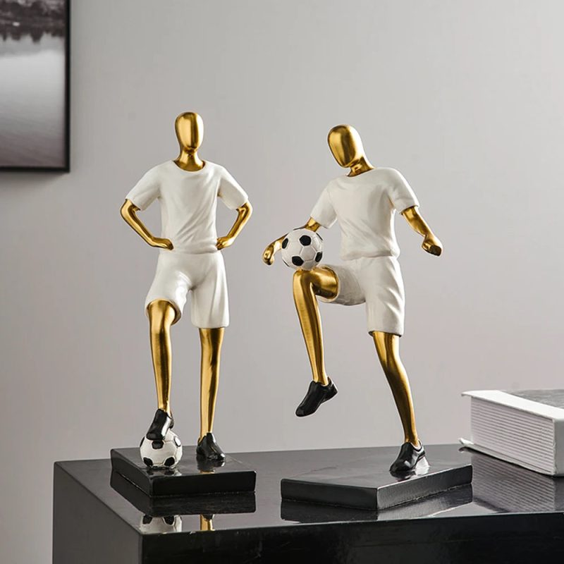 Abstract Football Player Figurine - Image 15