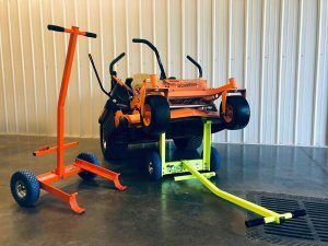 Ballard Inc Super Jack Pro – Mower Jack- ZTR, Stander, Walk Behinds (High Vis Orange)
