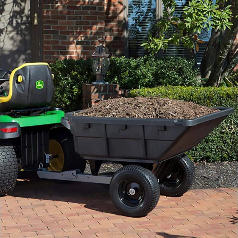 AllFitHD 12.5 Cu. ft. 1000 lb. Capacity Poly Swivel Dump Cart - MadeInUSA - Image 4
