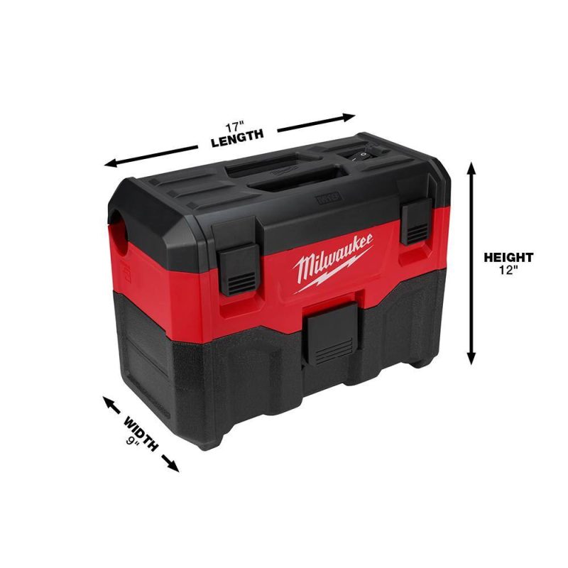 0880-20-48-59-1850 M18 18-Volt 2 Gal. Lithium-Ion Cordless Wet/Dry Vacuum with M18 XC 5.0 Ah Starter Kit - Image 19
