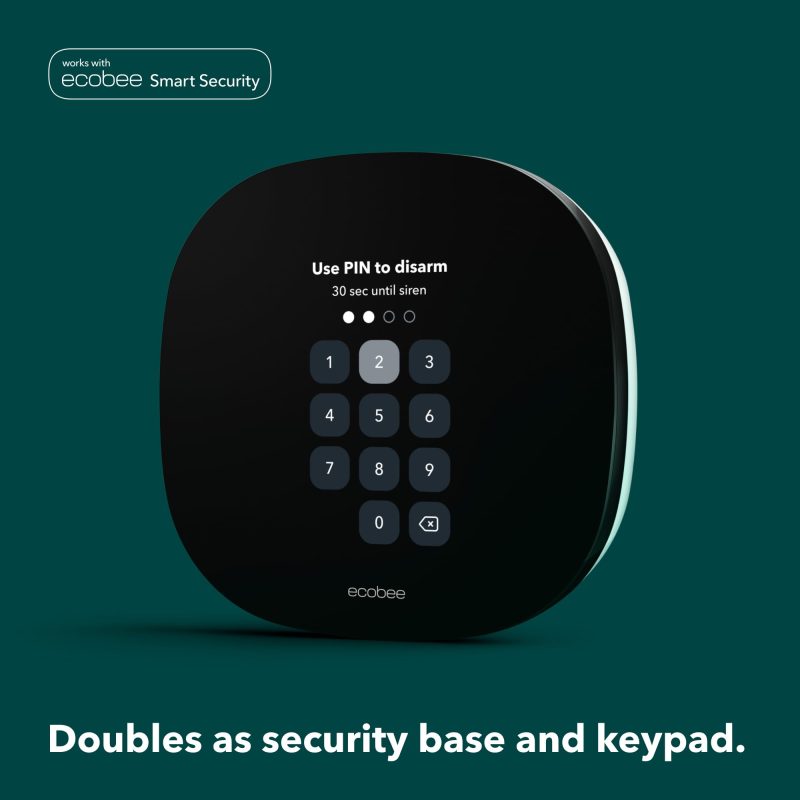 ecobee3 Lite Smart Thermostat – Programmable Wifi Thermostat – Works with Siri, Alexa, Google Assistant – Energy Star Certified – DIY Install, Black - Image 3