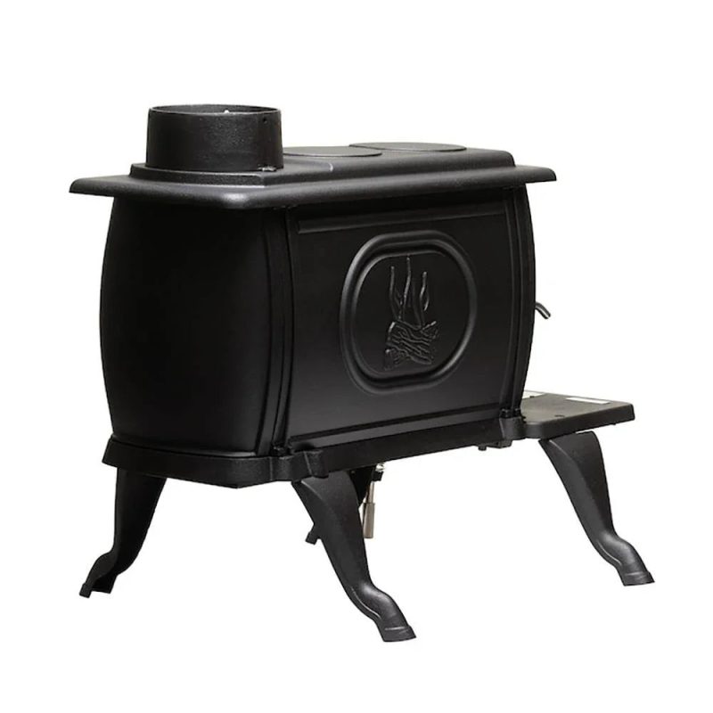 US Stove 900 Sq. ft. Cast Iron Wood Stove - Image 3