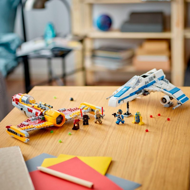 LEGO – Star Wars: Ahsoka New Republic E-Wing vs. Shin Hati’s Starfighter Building Toy Set 75364 - Image 6
