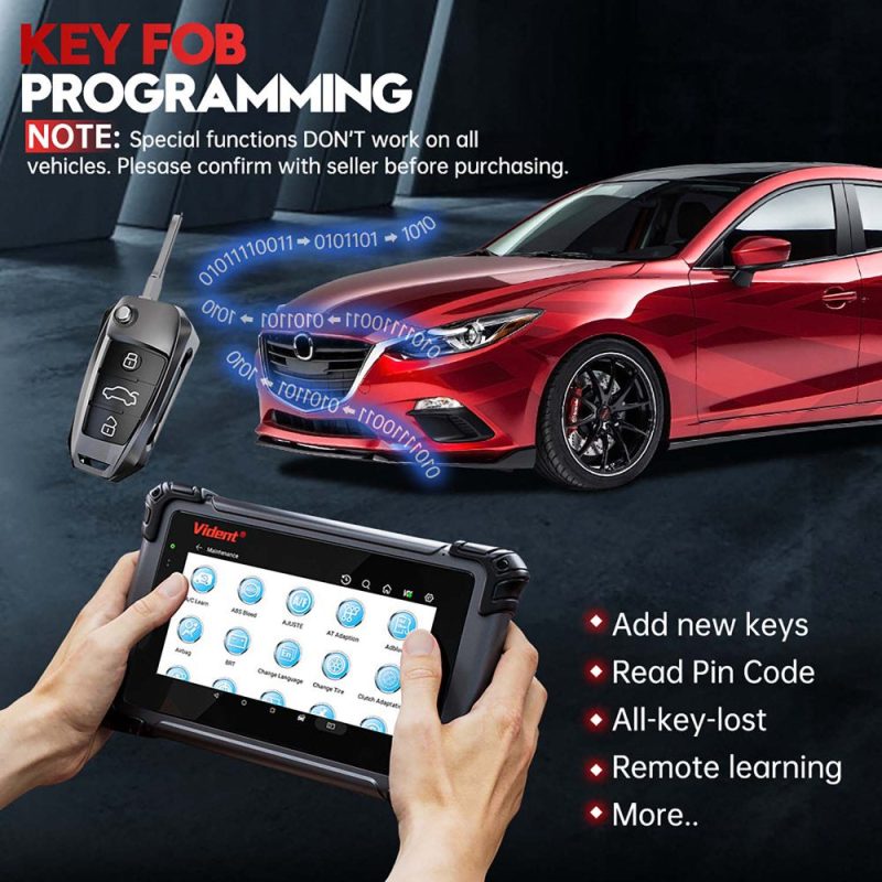 Vident Ismart 800 Pro BT Automotive Scan Tool, Full System Bi-Directional Car Scanner, 40+ Services Bluetooth Version - Image 9