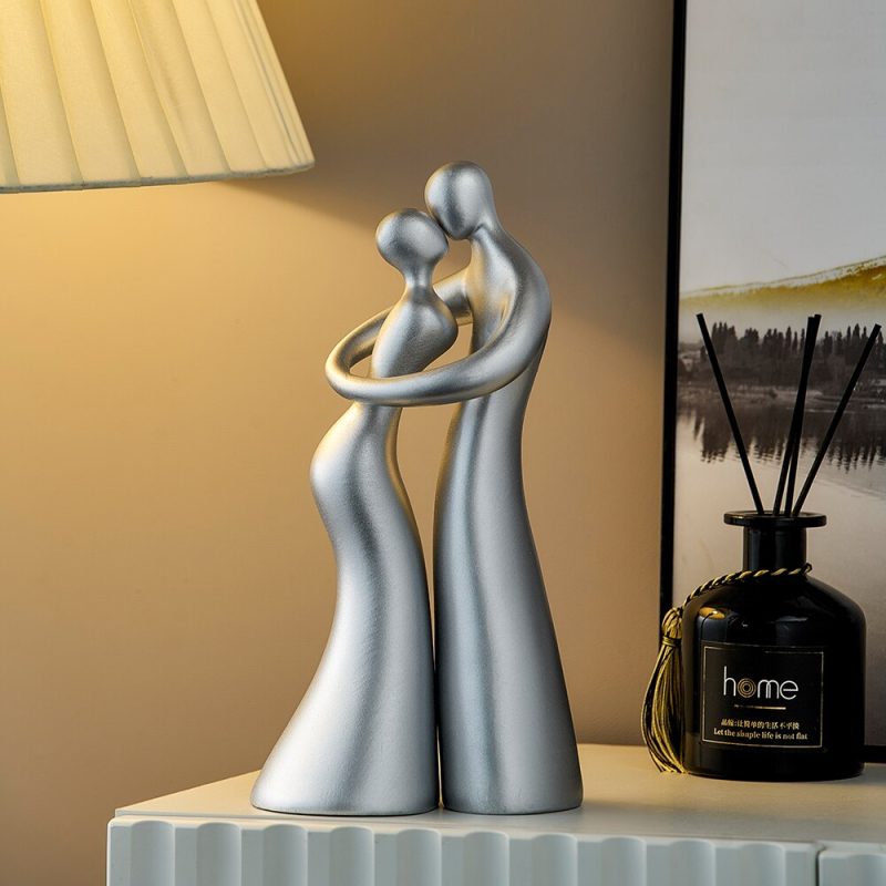 Abstract Cuddled Up Lovers - Image 5