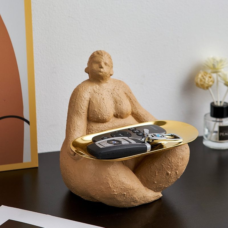 Abstract Yoga Lady Candy Tray - Image 2