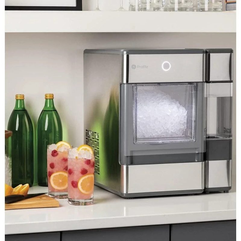 GE Profile Opal Countertop Nugget Ice Maker, Stainless Steel, Bluetooth, Portable, Quick Ice Production - Image 2