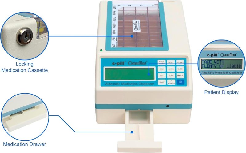 CompuMed - Tamper Resistant Automatic Pill Dispenser - AC Powered - 图片 5
