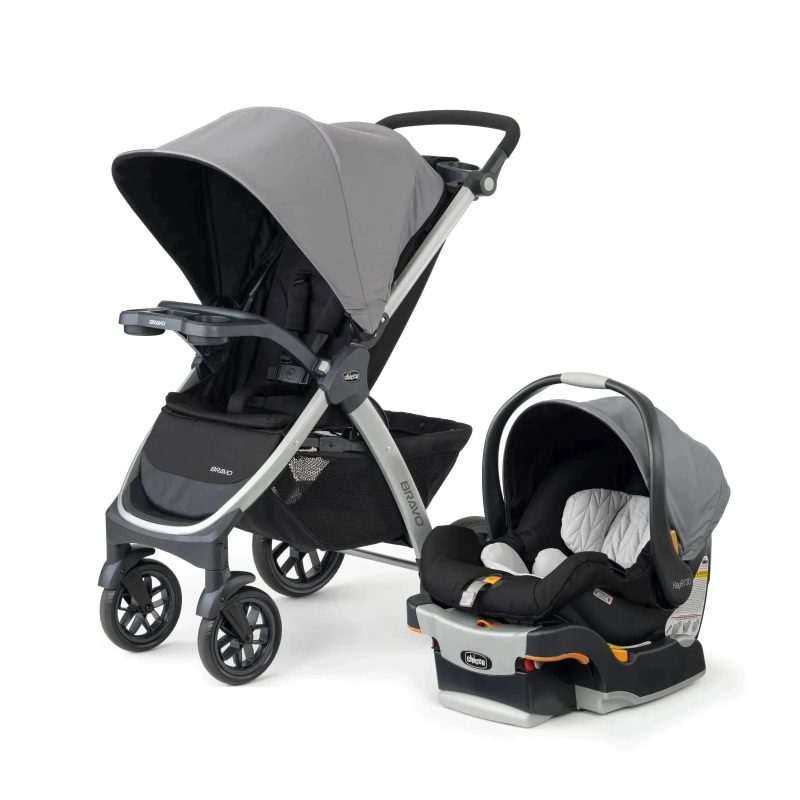 Chicco Bravo Trio Travel System, Quick-Fold, 3-in-1