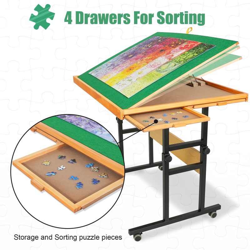 ALL4JIG Adjustable 3 Tilting Angle Portable Drawers - Image 4