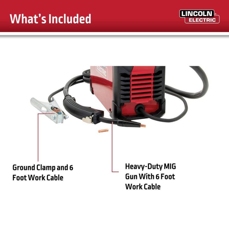 Lincoln Electric WELD-PAK 90i FC Flux-Cored Wire Feeder Welder (No Gas) K5255-1 - Image 4