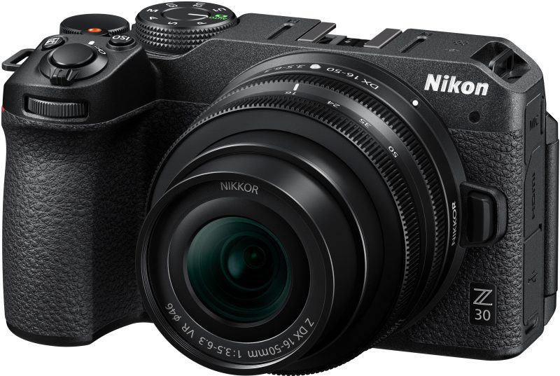 Nikon – Z 30 4K Mirrorless Camera with NIKKOR Z DX 16-50mm f/3.5-6.3 VR Lens – Black - Image 2