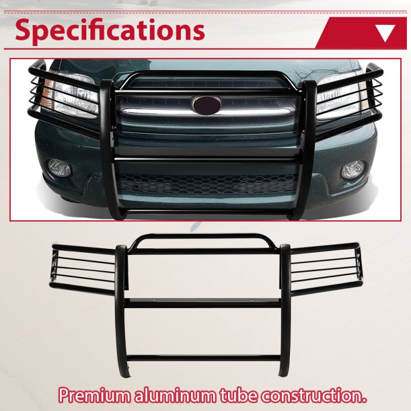 Kojem Front Bumper Grille Brush Headlight Guard Black Steel for 2000-06 Toyota Tundra 01 02 03 04 Sequoia - Image 5