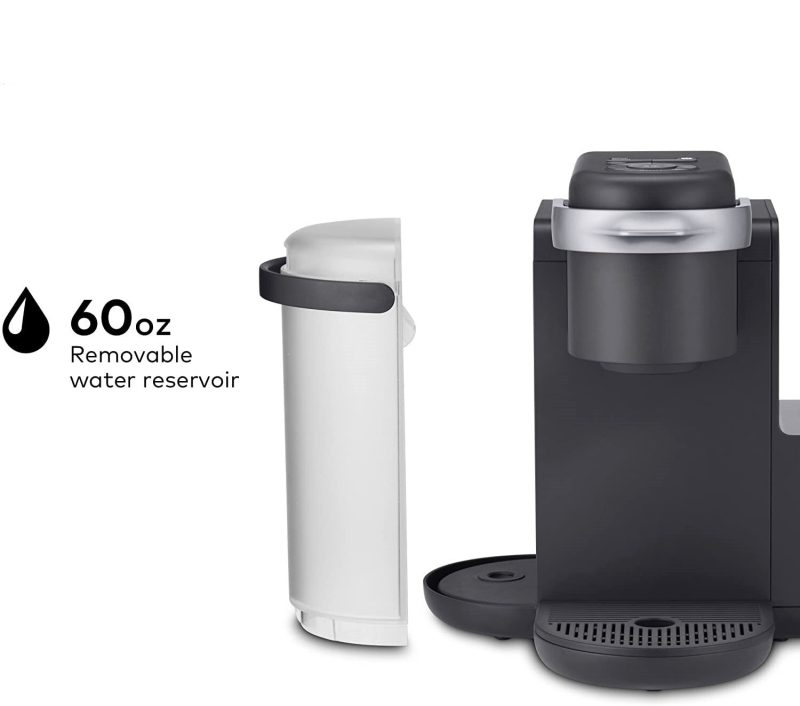 Keurig K-Cafe Single-Serve Coffee, Latte & Cappuccino Maker with Milk Frother, 60oz Reservoir, Dark Charcoal - Image 9