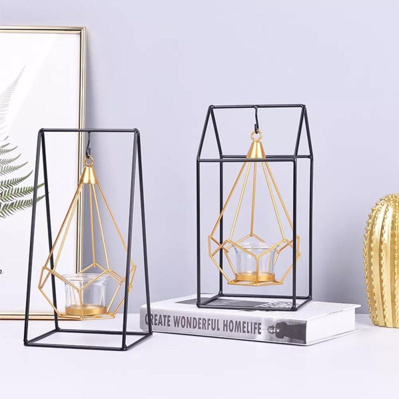 Aetheria Lantern – Iron Candle Holder - Image 7