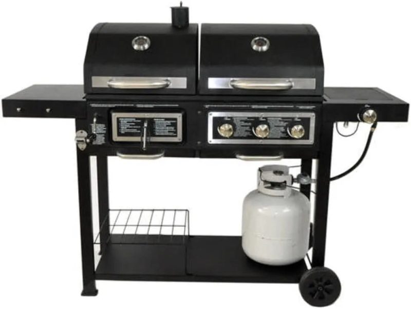 Dual Fuel Combination Charcoal/Gas Grill - Image 3
