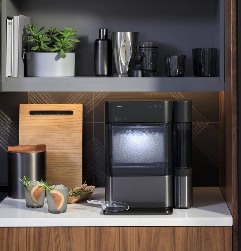 GE Profile Opal 2.0 | Countertop Nugget Ice Maker | Ice Machine with WiFi Connectivity | Smart Home Kitchen Essentials | Black Stainless - Image 5