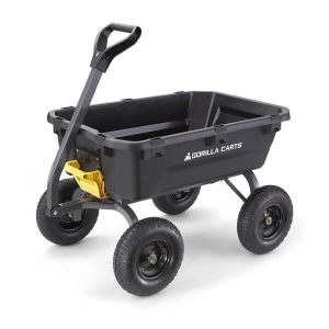 Gorilla Carts 7-cu ft Poly Yard Cart | GCG-7 - MadeInUSA