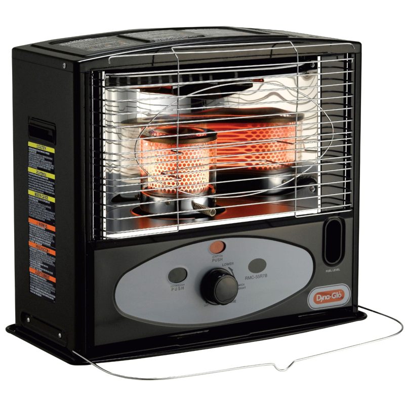 10,000 BTU Indoor Kerosene Radiant Heater, Black - Image 6