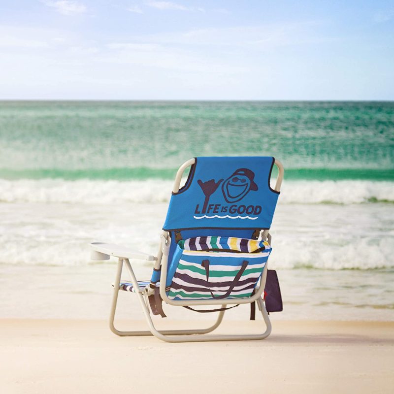 ake Blue Beach Chair, Short - Image 2