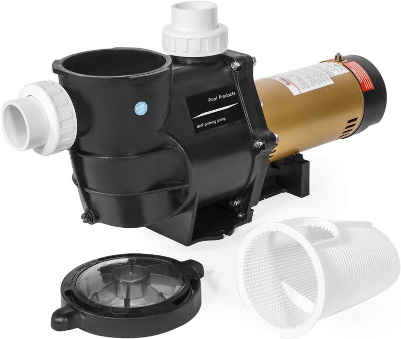XtremepowerUS 2HP In-Ground Swimming Pool Pump Variable Speed 2" Inlet 230V High Flo w/ Slip-On Fitting