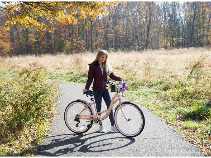 Kent 26 in. Bayside Women's Cruiser Bike, Rose Gold - MadeInUSA - Image 5