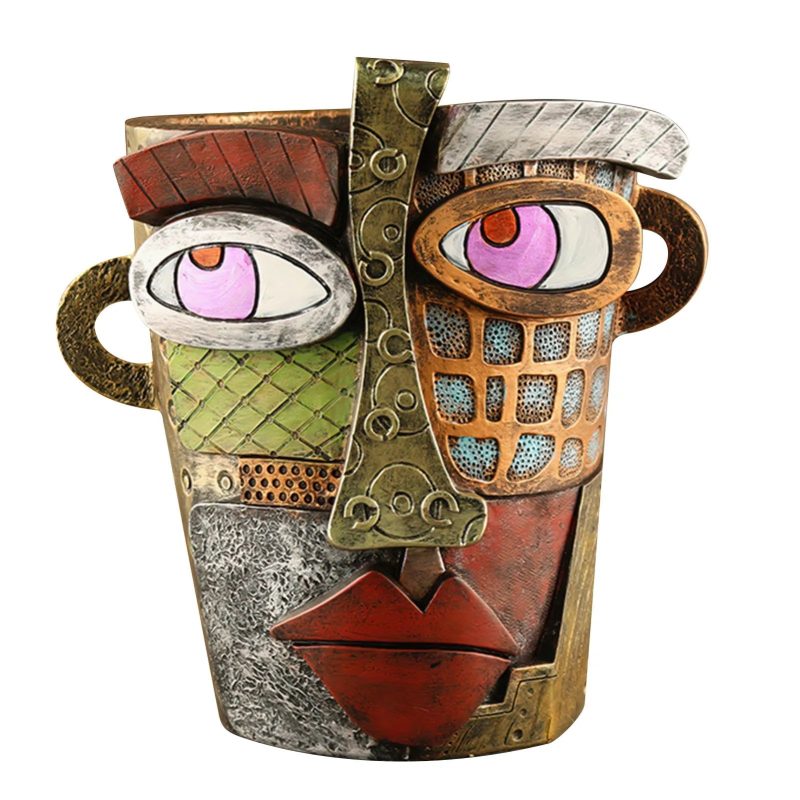 Abstract Art Flowerpot Ornaments – Stylish & Unique Garden Decor, Indoor & Outdoor Planter