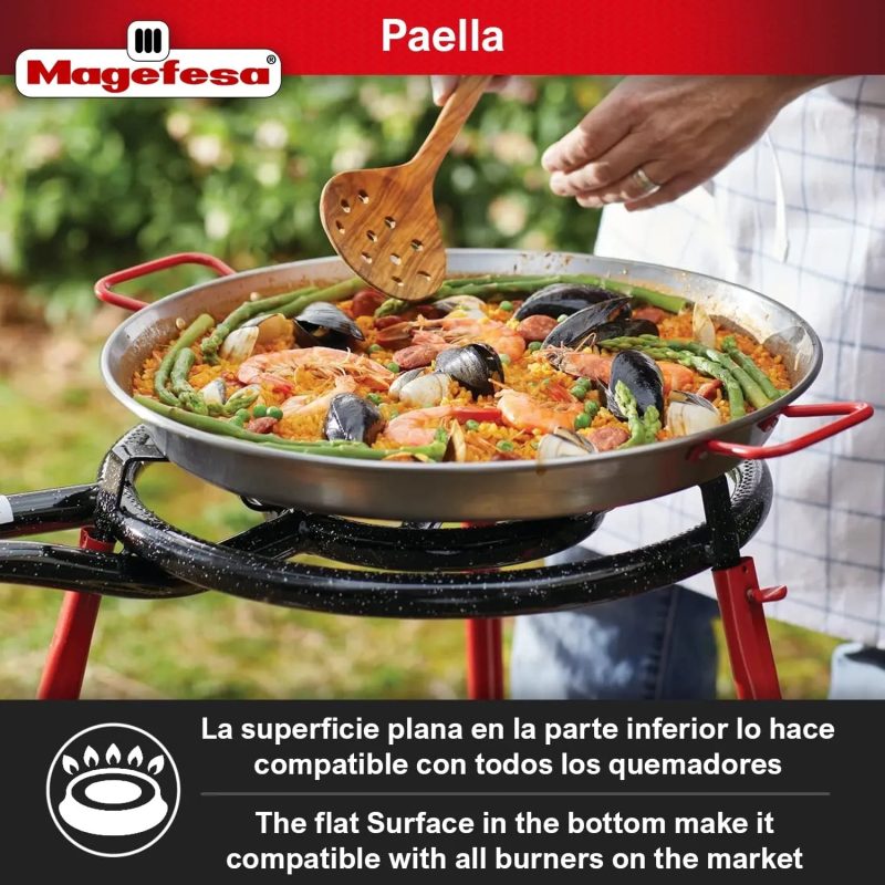 MAGEFESA durable and lightweight carbon steel paella pan - Image 5