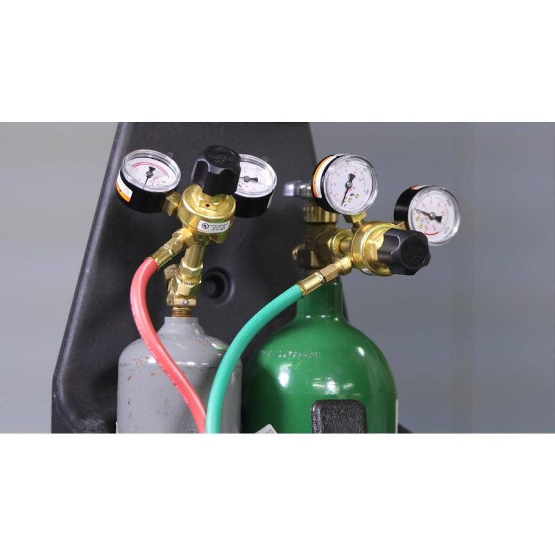 Lincoln Electric Port-A-Torch Kit with Oxygen and Acetylene Tanks for Cutting Welding and Brazing KH990 - Image 2