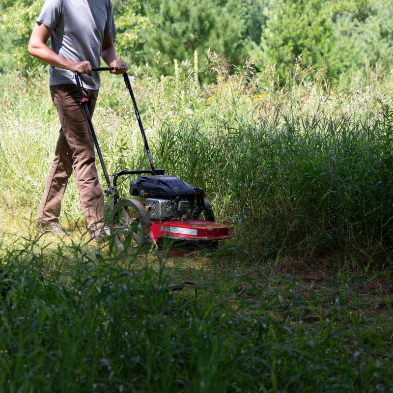 Walk Behind String Mower With 160cc Viper 4-Cycle Engine, 22 ?Cutting Diameter, 14 ?Never-Go-Flat Wheels, Easy Assembly, Adjustable Handlebar, Model # 40314 - Image 5