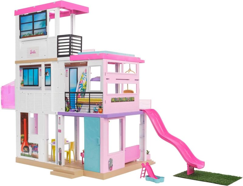 Barbie DreamHouse, Doll House Playset with 75+ Toy Furniture & Accessories, 10 Play Areas, Lights & Sounds, Wheelchair-Accessible Elevator (Amazon Exclusive) - Image 7