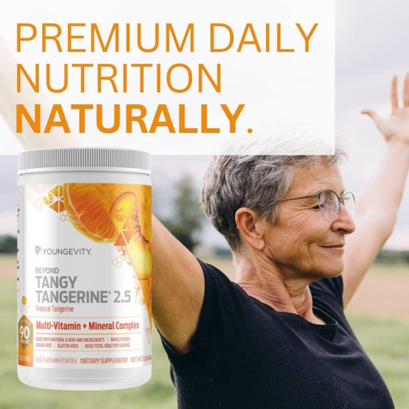Youngevity Beyond Tangy Tangerine 2.5 Tropical Tangerine Ultimate Multi-Vitamin & Mineral Complex - Made With Natural & Whole Foods | 8,000 ORAC (6) - Image 3