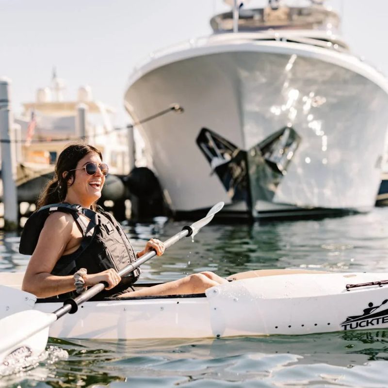 TUCKTEC Folding Kayak | Hard-Shell | 2-Minute Set-Up | Foldable, Portable Kayak Pink - Image 10