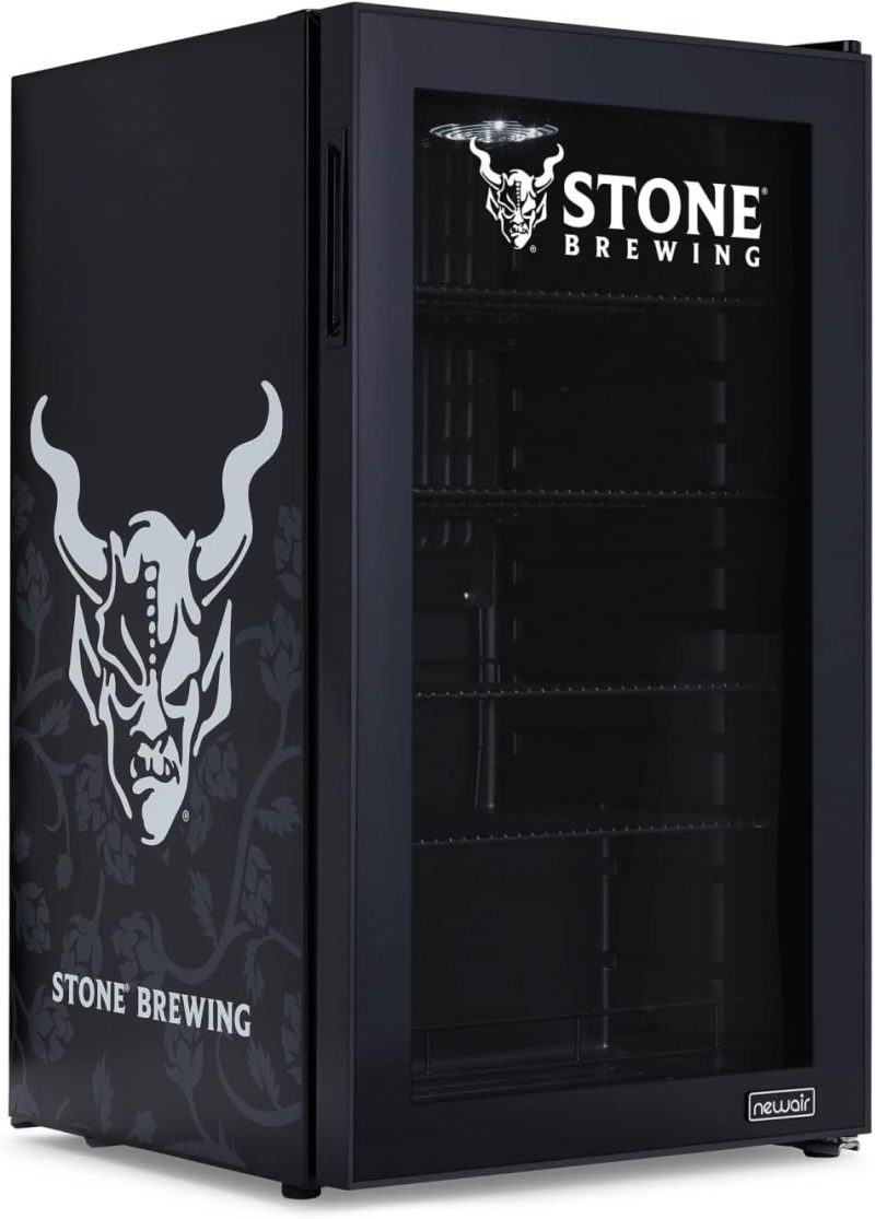Beverage Refrigerator Cooler | 126 Cans Free Standing with Right Hinge Glass Door | Mini Fridge Beverage Organizer Perfect For Beer, Wine, Soda, And Cooler Drinks - Image 88