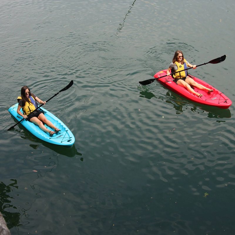 Lifetime Hydros 85 Sit-On-Top Kayak Paddle Included Glacier Blue - MadeInUSA - Image 4