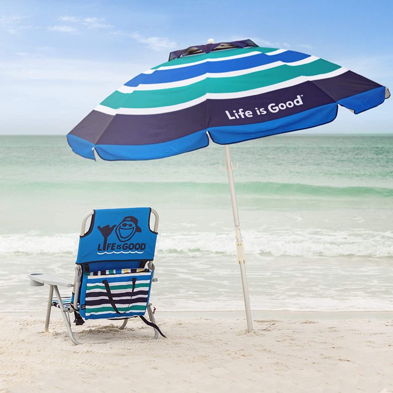 ake Blue Beach Chair, Short - Image 6
