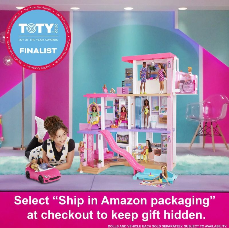 Barbie DreamHouse Playset with 10 Play Areas, 75+ Furniture & Accessories, Lights & Sounds - Image 2