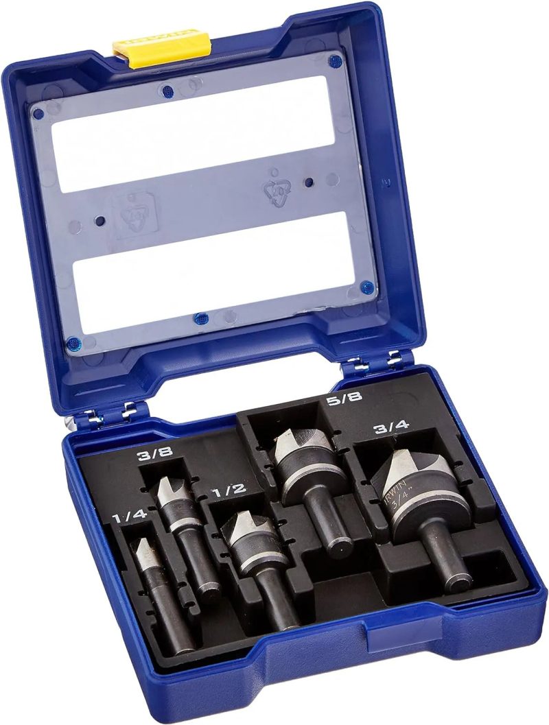 IRWIN Metal Countersink Drill Bit Set and Metal Index Drill Bit Set