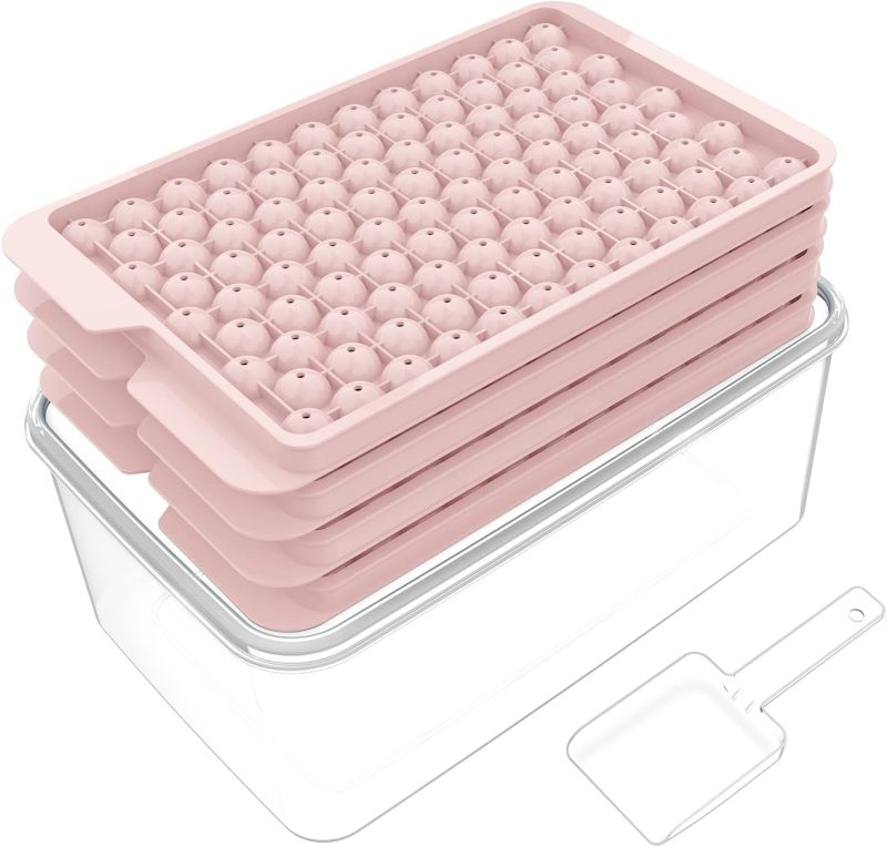 104 X 4pcs Mini Ice Cube Trays & Ice Bin & Ice Scoop - Image 14
