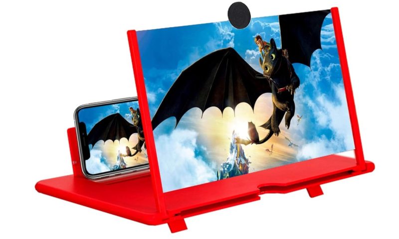 14 Inch 3D HD Mobile Universal Foldable Phone Screen Amplifier Magnifier Projector Screen Stand for Enlarging Movies Video Games - Image 17