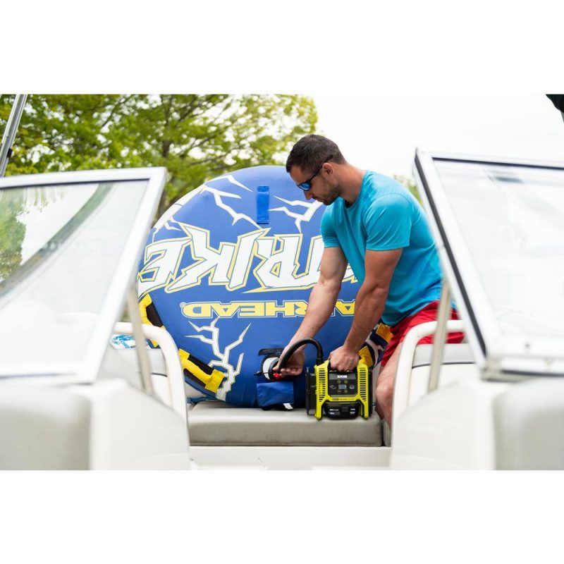 RYOBI ONE+ 18V Cordless Dual Function Portable InflatorDeflator with 2.0 Ah Battery P747-PBP006 - Image 9