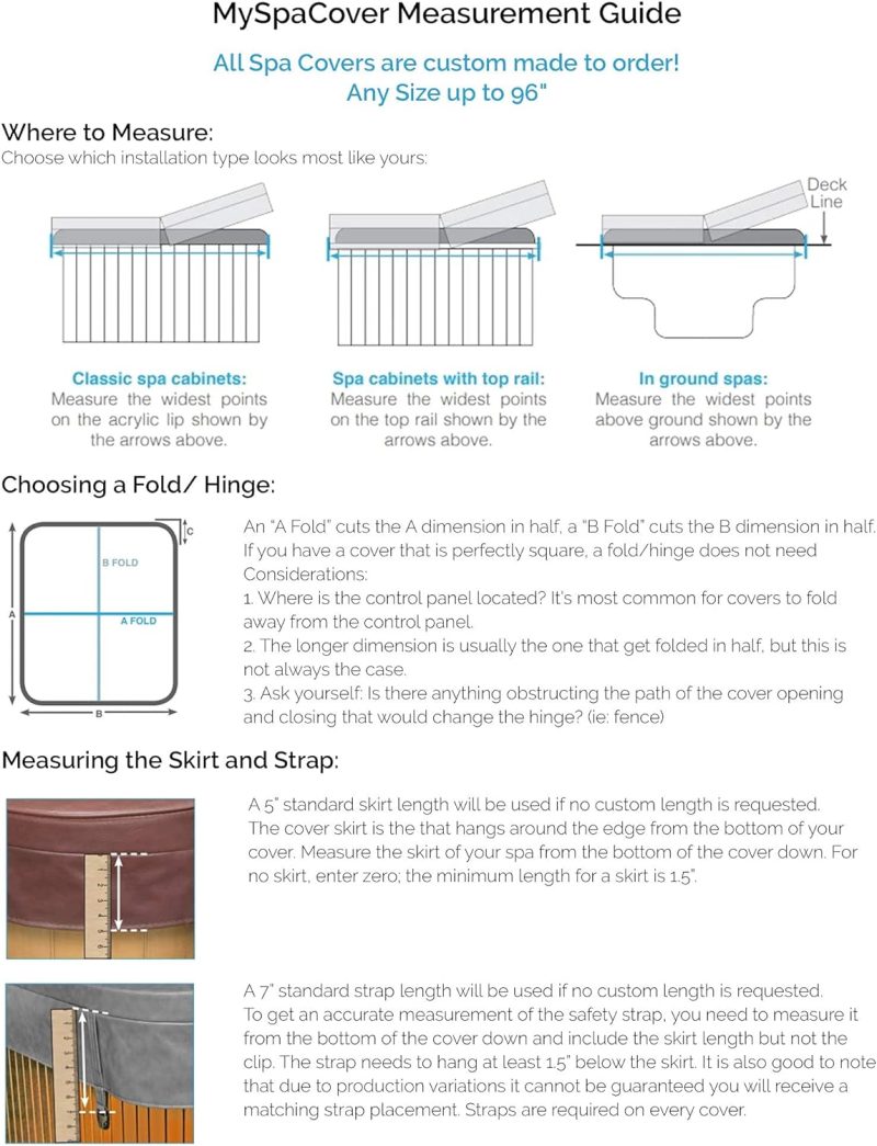 Custom-Made, Durable Hot tub, Spa Cover Replacement, 5 Year Warrantee. EPS Insulation Foam Range 4,5,6′′ Taper Any Shape and Size up to 96 inch - Image 6