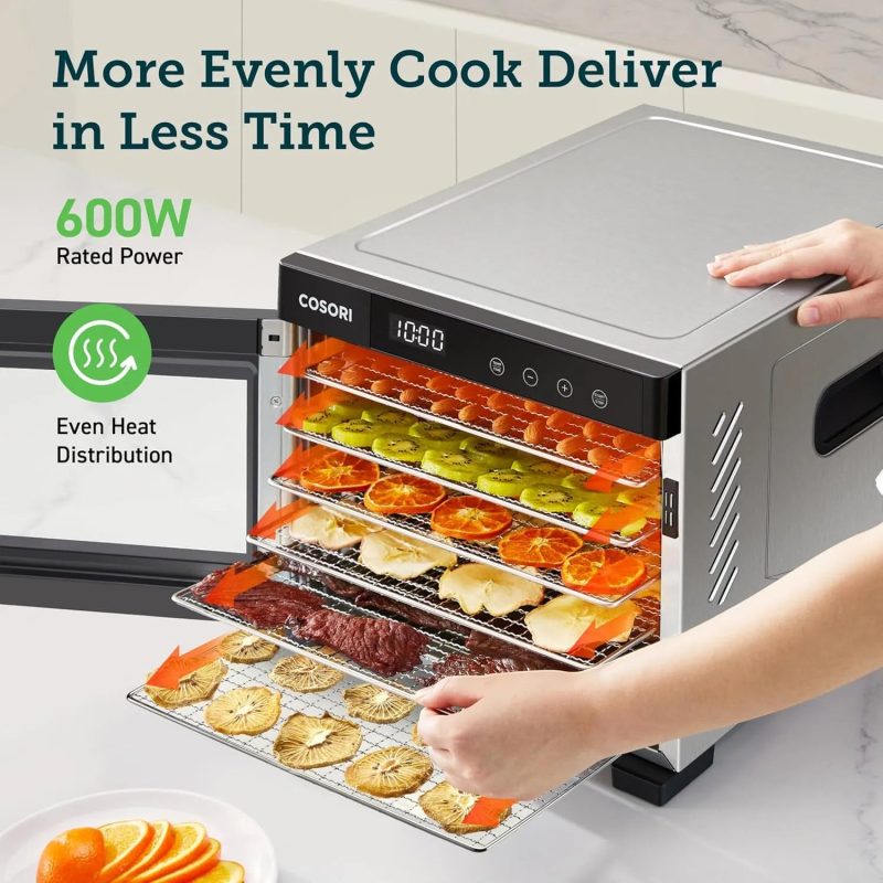 COSORI 6.5 sq. ft. Space Saving Time Food Dehydrator - Image 2